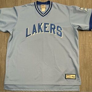 L.A. Lakers Vintage NBA Blue Throwback Shooting Warmup